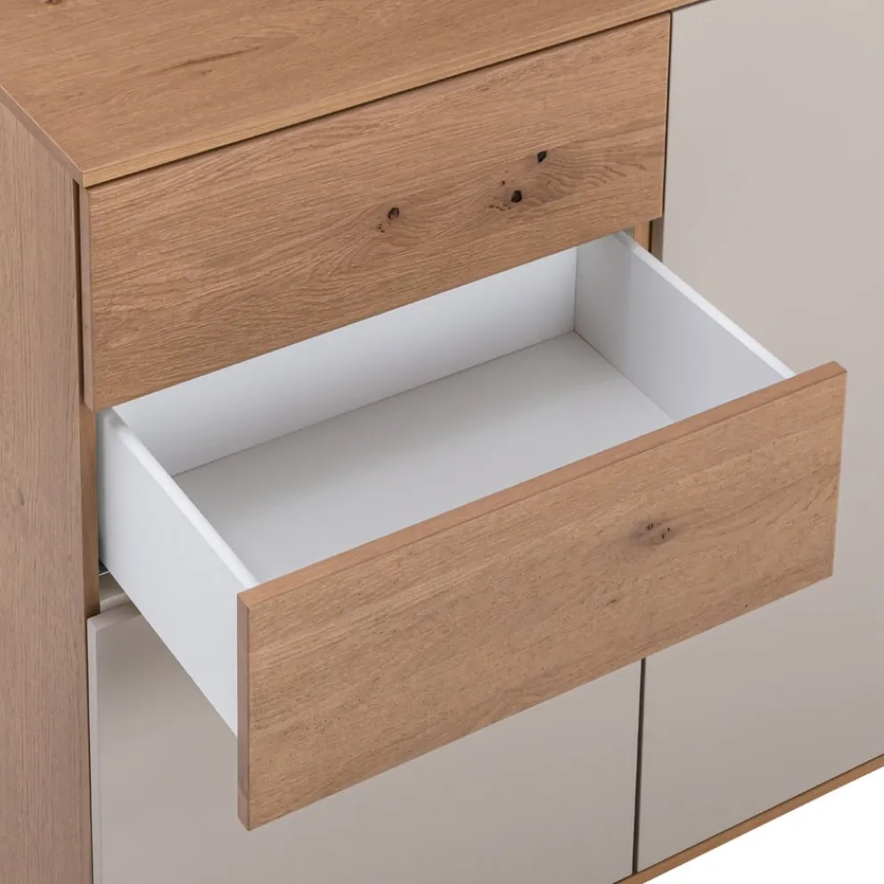 Dieter Knoll Kommode Gent eichefarbig, taupe Discount