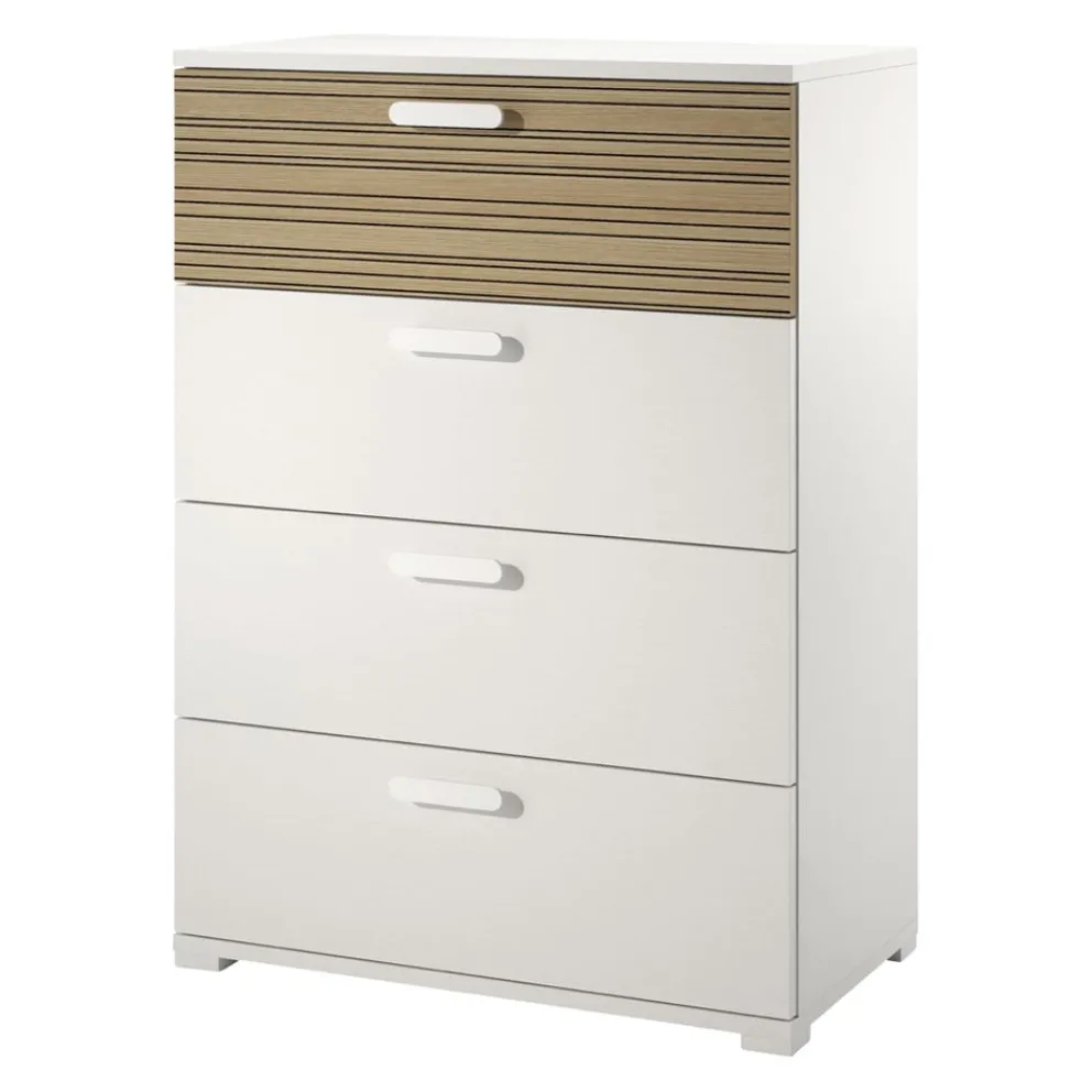 Sikelia Kommode Living eichefarbig, weiss Clearance