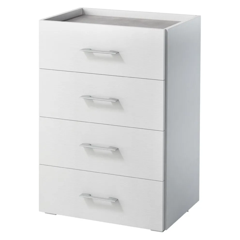 Sikelia Kommode Living betongrau, weiss Clearance