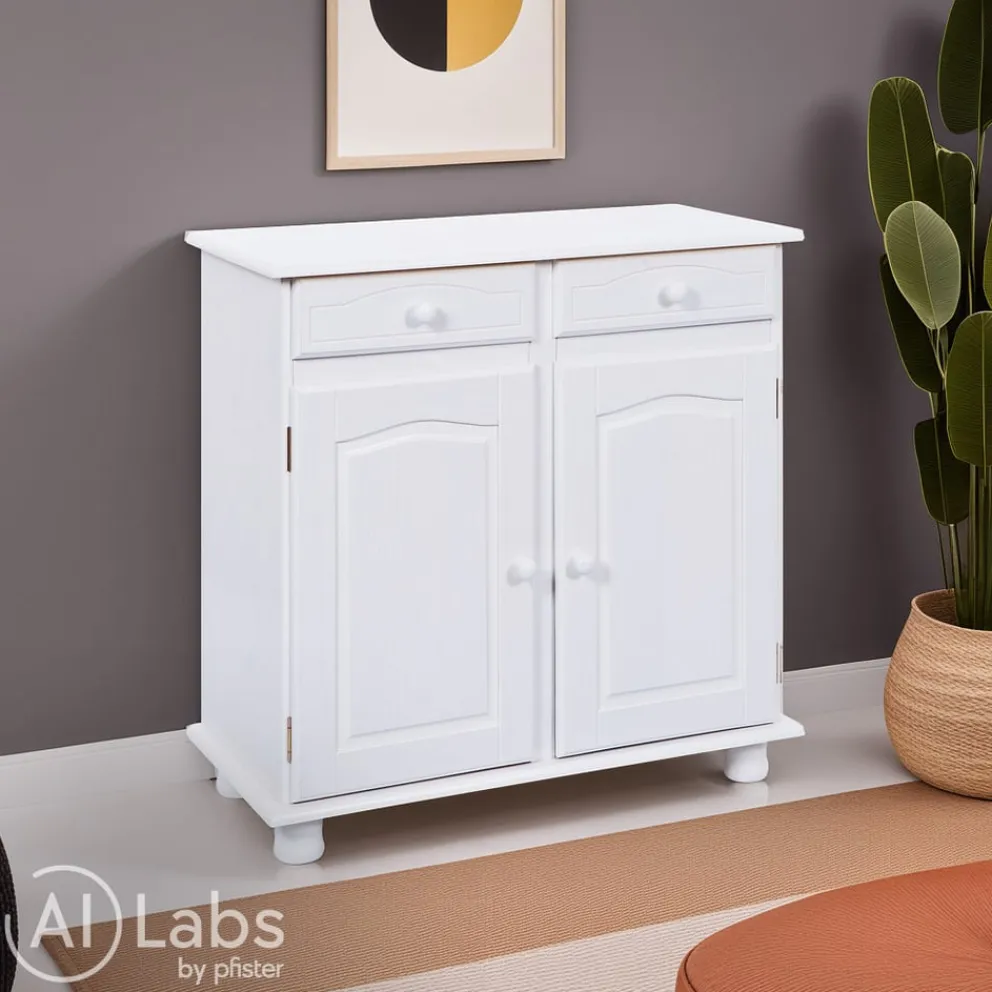 MID.YOU Kommode Lovi-506 weiss Clearance