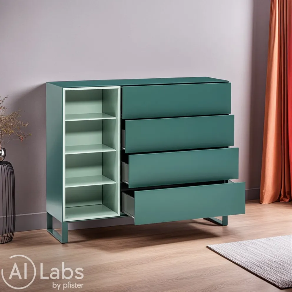 Piure Kommode Nex Mattlack 49 Sage Outlet