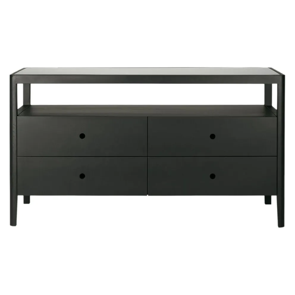 Ethnicraft Kommode Spindle schwarz Discount