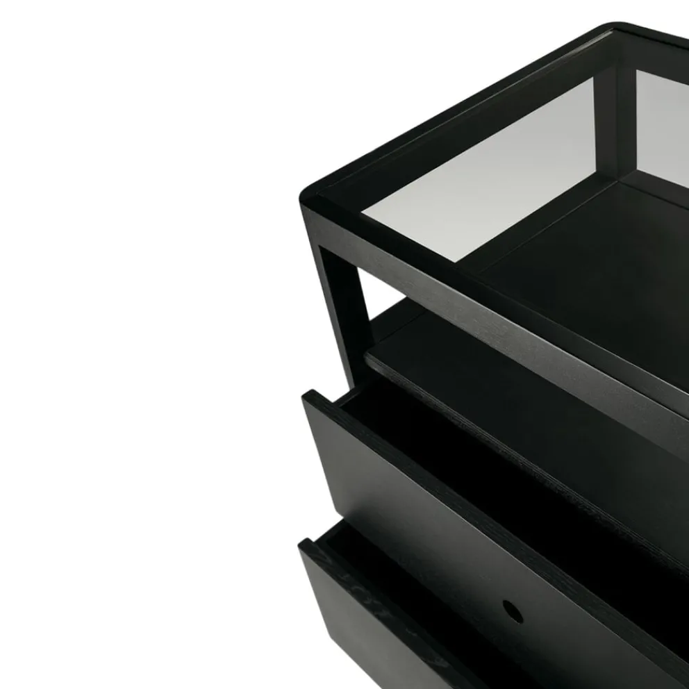 Ethnicraft Kommode Spindle schwarz Discount