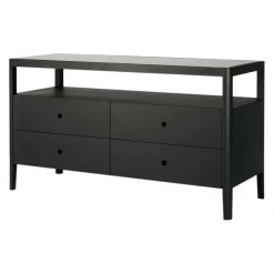Ethnicraft Kommode Spindle schwarz Discount