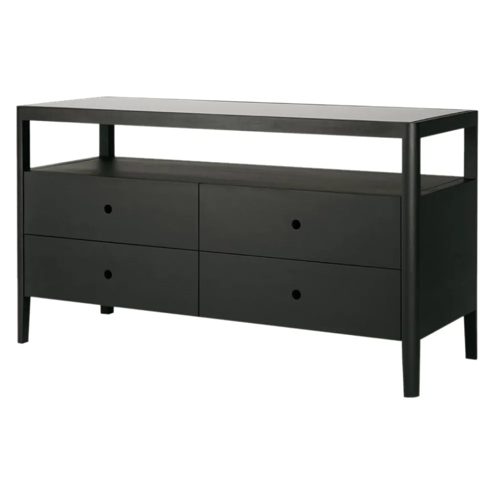 Ethnicraft Kommode Spindle schwarz Discount