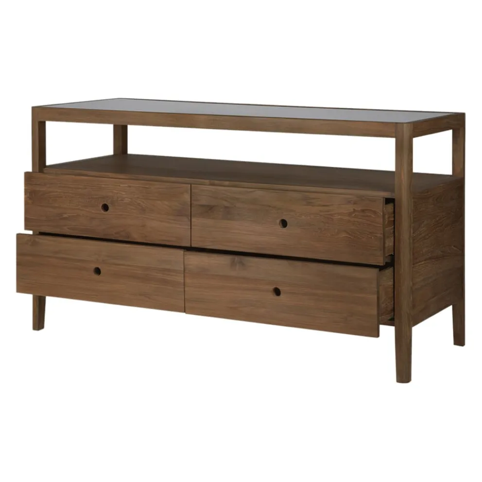 Ethnicraft Kommode Spindle braun Hot