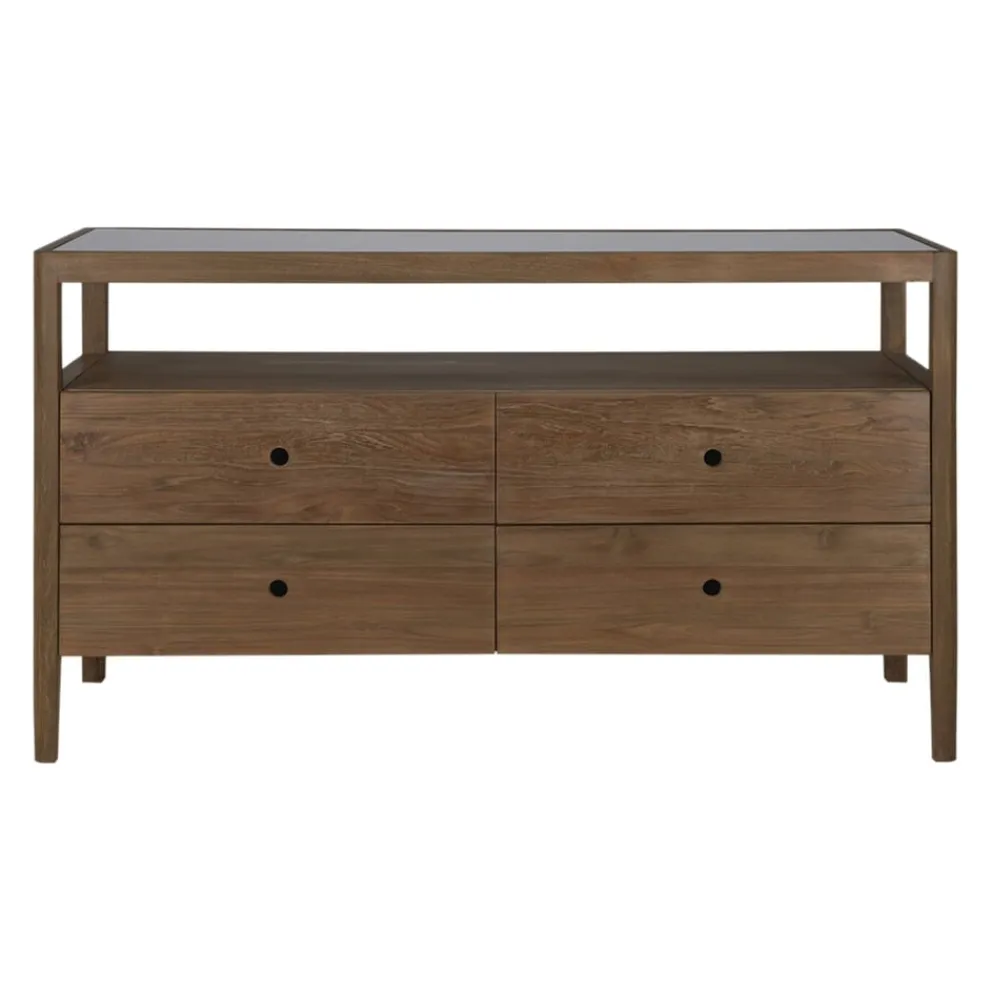 Ethnicraft Kommode Spindle braun Hot