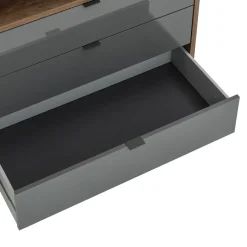 one Kommode Stein nussbaumfarbig Outlet