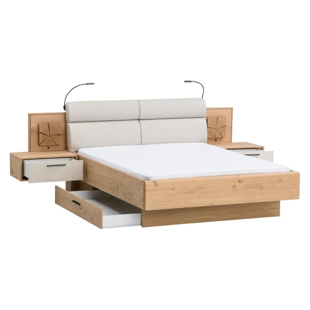 Dieter Knoll Konsole Gandino eichefarbig, sand, schwarz New