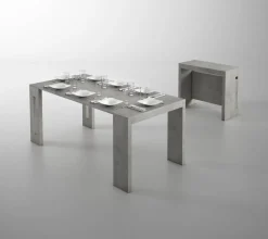 Sikelia Konsole Living betongrau, weiss Outlet