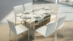 Sikelia Konsole Living beige, weiss Discount