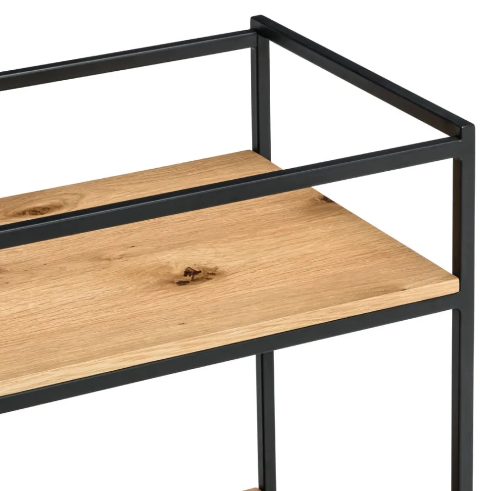 Lomoco Konsole Rivoli eichefarbig, schwarz New
