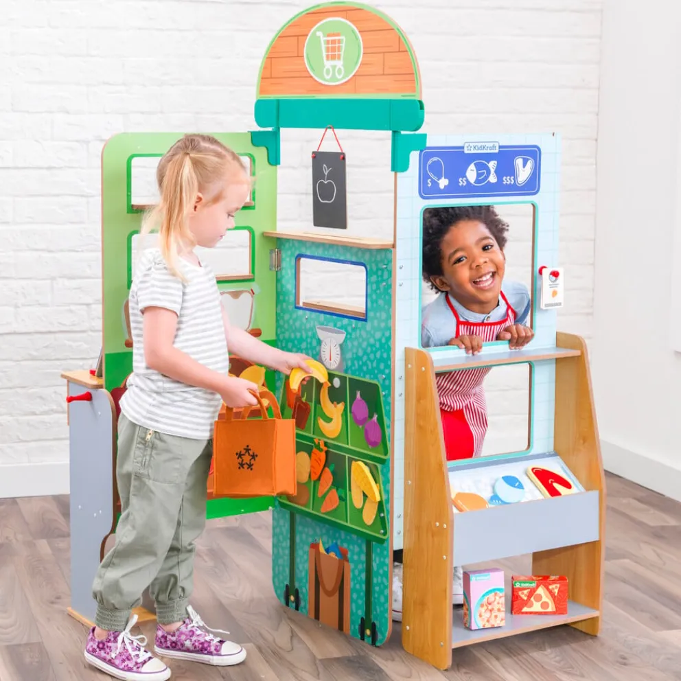 KidKraft Lebensmittelladen Pop up multicolor New