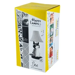 Happy Lamps LED Tischleuchte Ben grau, schwarz, weiss Clearance