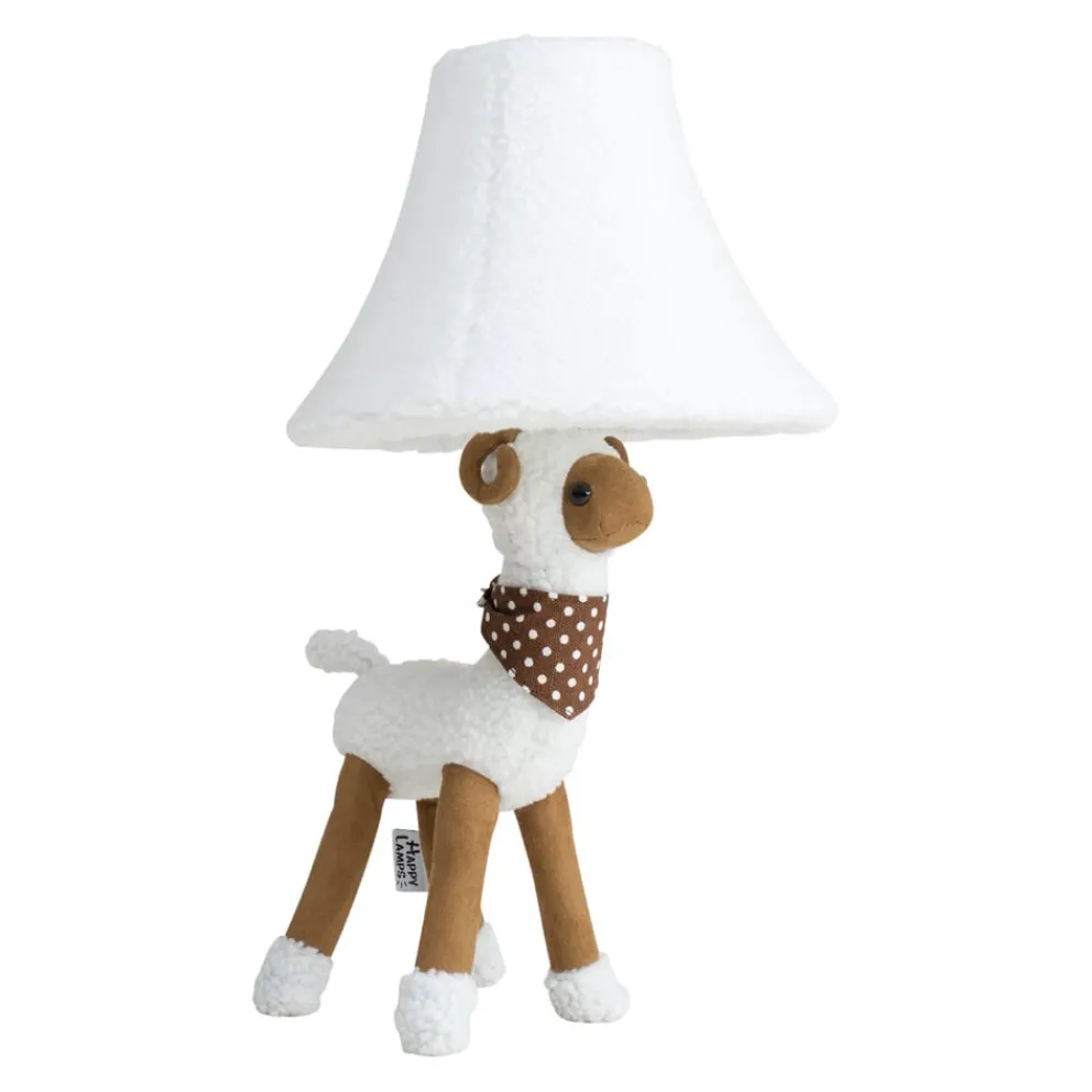 Happy Lamps LED Tischleuchte Wolle braun, dunkelrot, weiss Sale