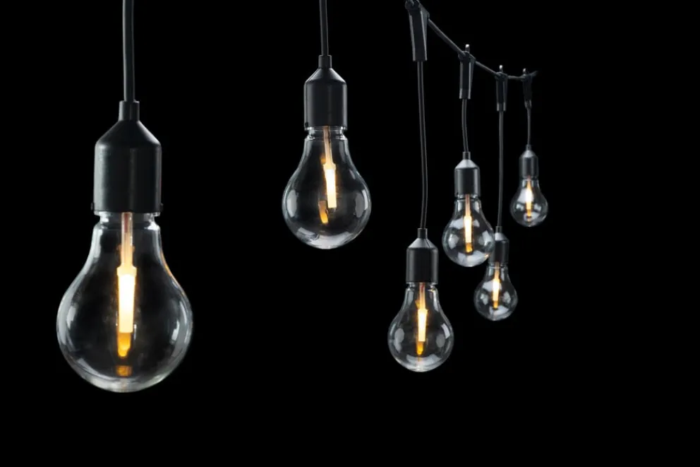 STT Lichterkette Solar Light schwarz, transparent Online