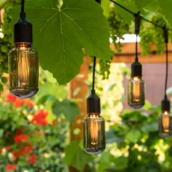 STT Lichterkette Solar Light schwarz Online