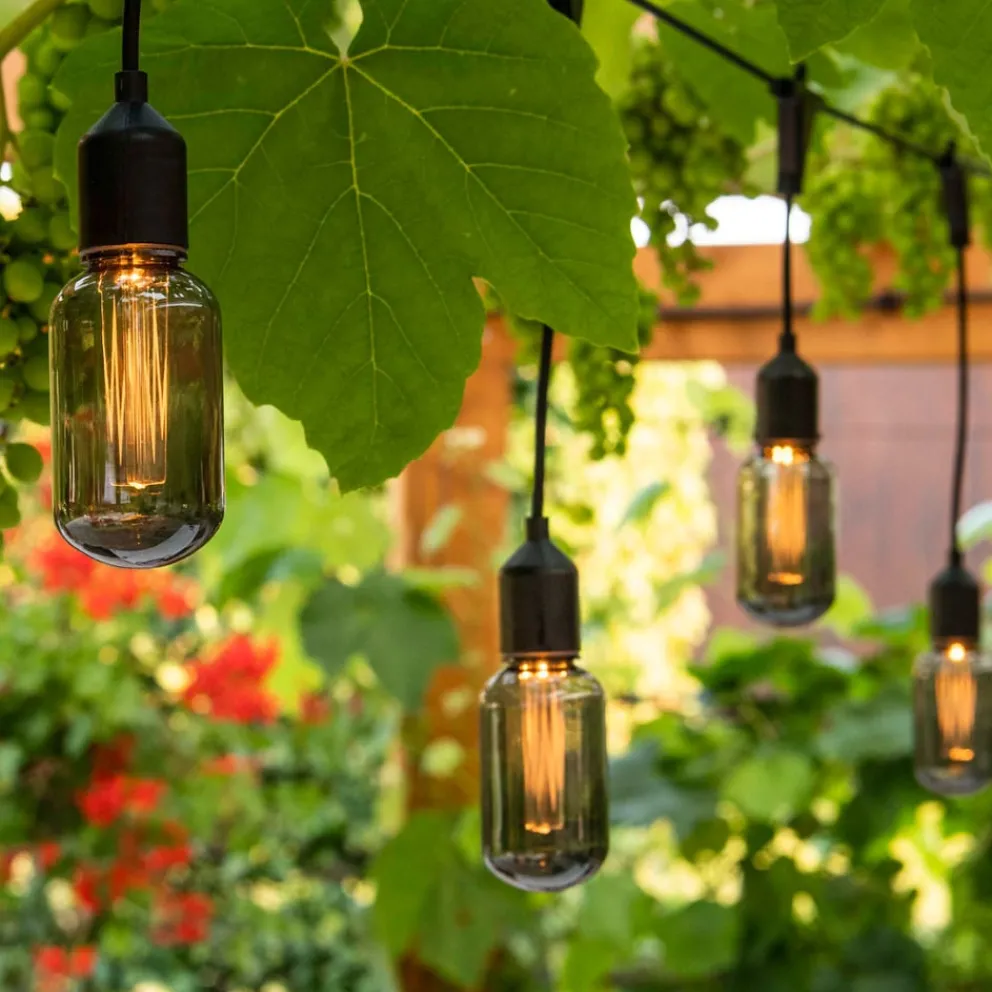 STT Lichterkette Solar Light schwarz Online
