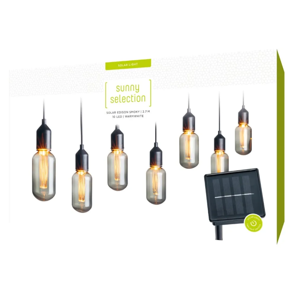STT Lichterkette Solar Light schwarz Online
