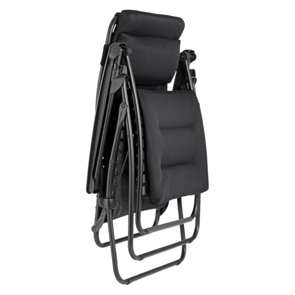 Lafuma Mobilier Liegestuhl Akili schwarzgrau