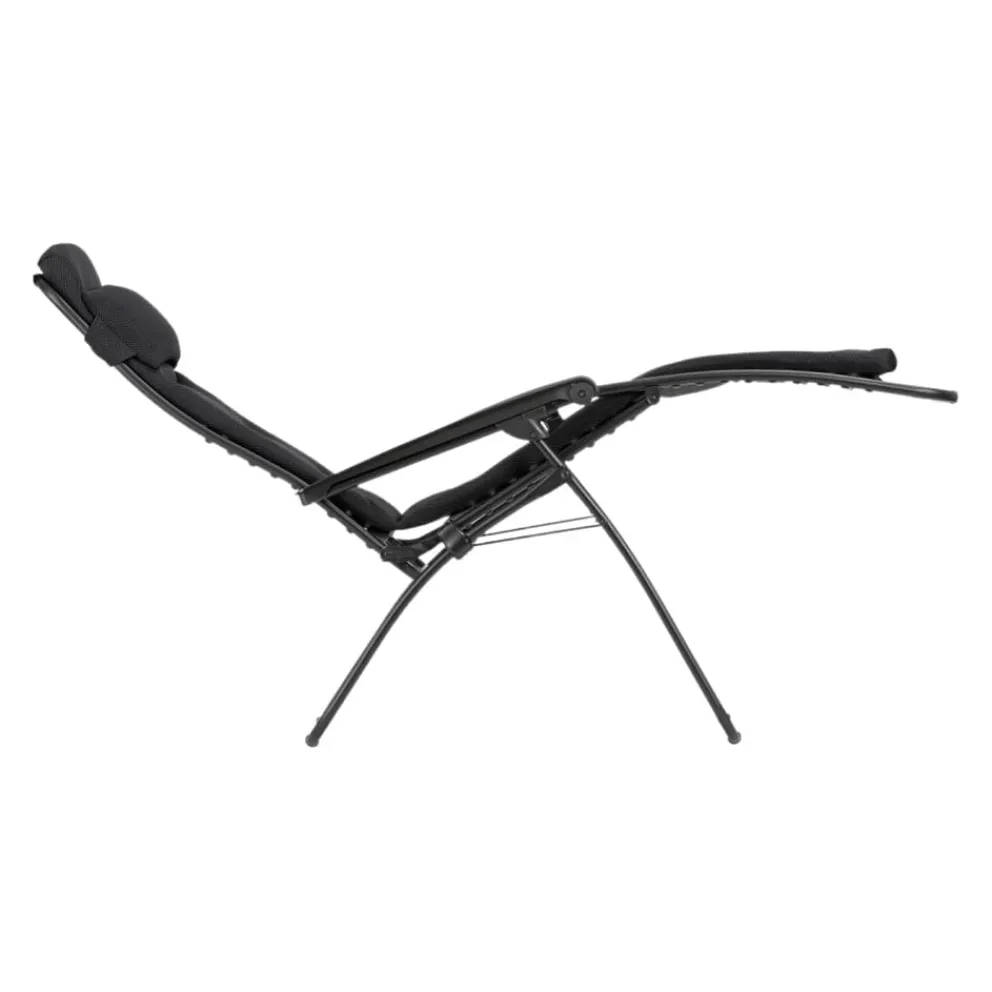 Lafuma Mobilier Liegestuhl Akili schwarzgrau