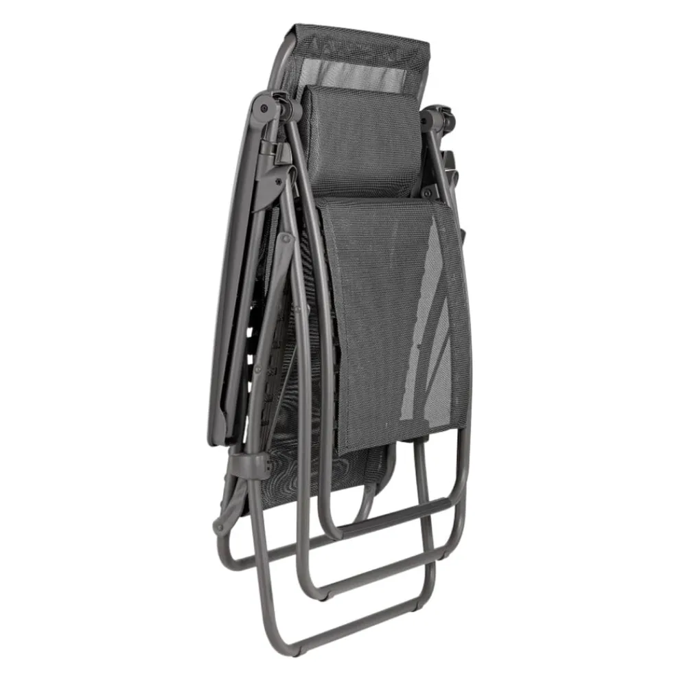Lafuma Mobilier Liegestuhl Batylien Iso schwarz Clearance