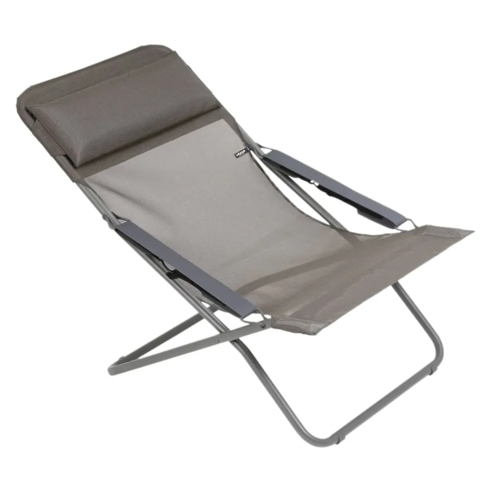 Lafuma Mobilier Liegestuhl Batylien Iso braun New