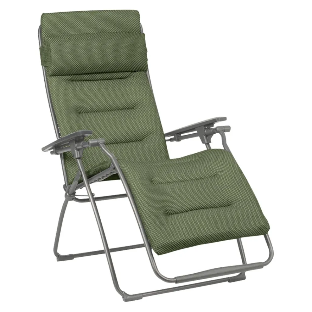 Lafuma Mobilier Liegestuhl Futura oliv New