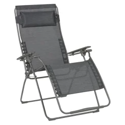 Lafuma Mobilier Liegestuhl Futura XL dunkelgrau Best