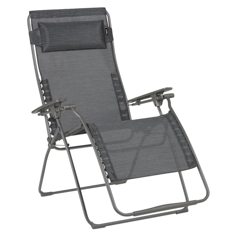 Lafuma Mobilier Liegestuhl Futura XL dunkelgrau Best