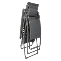 Lafuma Mobilier Liegestuhl Futura XL dunkelgrau Best