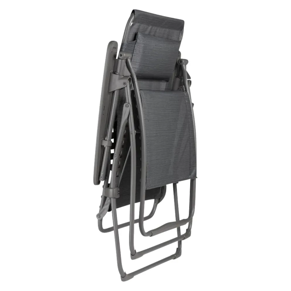 Lafuma Mobilier Liegestuhl Futura XL dunkelgrau Best