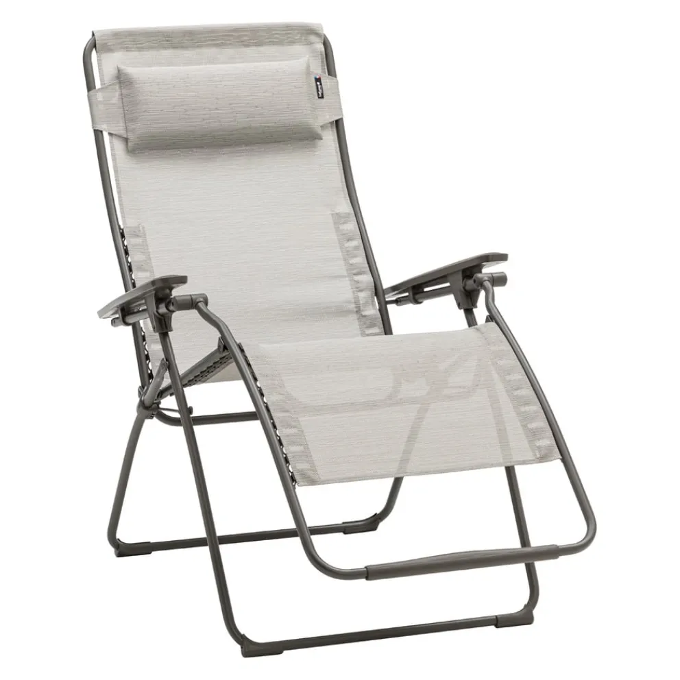 Lafuma Mobilier Liegestuhl Futura XL BAT graubeige