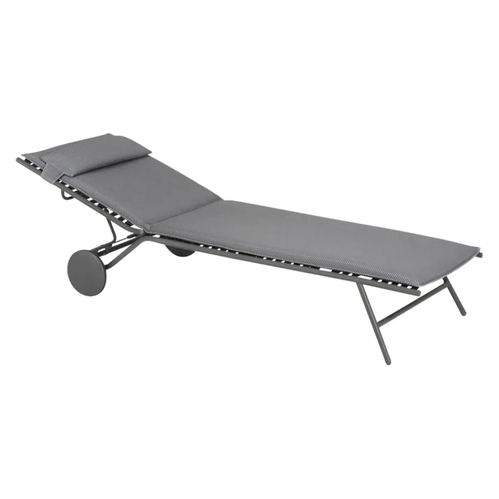 Lafuma Mobilier Liegestuhl Miami grau Online