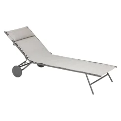 Lafuma Mobilier Liegestuhl Miami grau Sale
