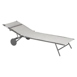 Lafuma Mobilier Liegestuhl Miami grau Sale