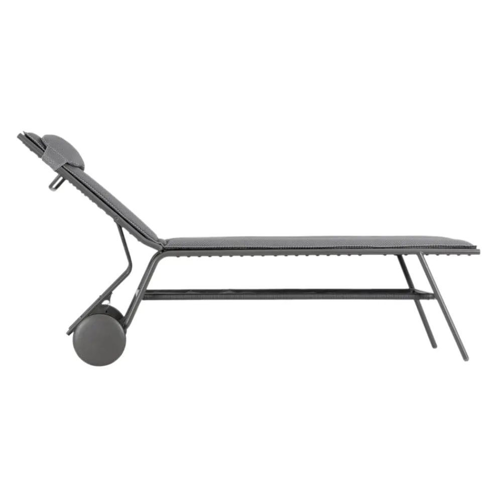 Lafuma Mobilier Liegestuhl Miami grau Sale