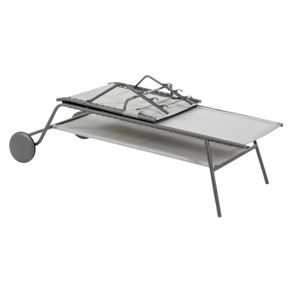 Lafuma Mobilier Liegestuhl Miami sandbraun Outlet