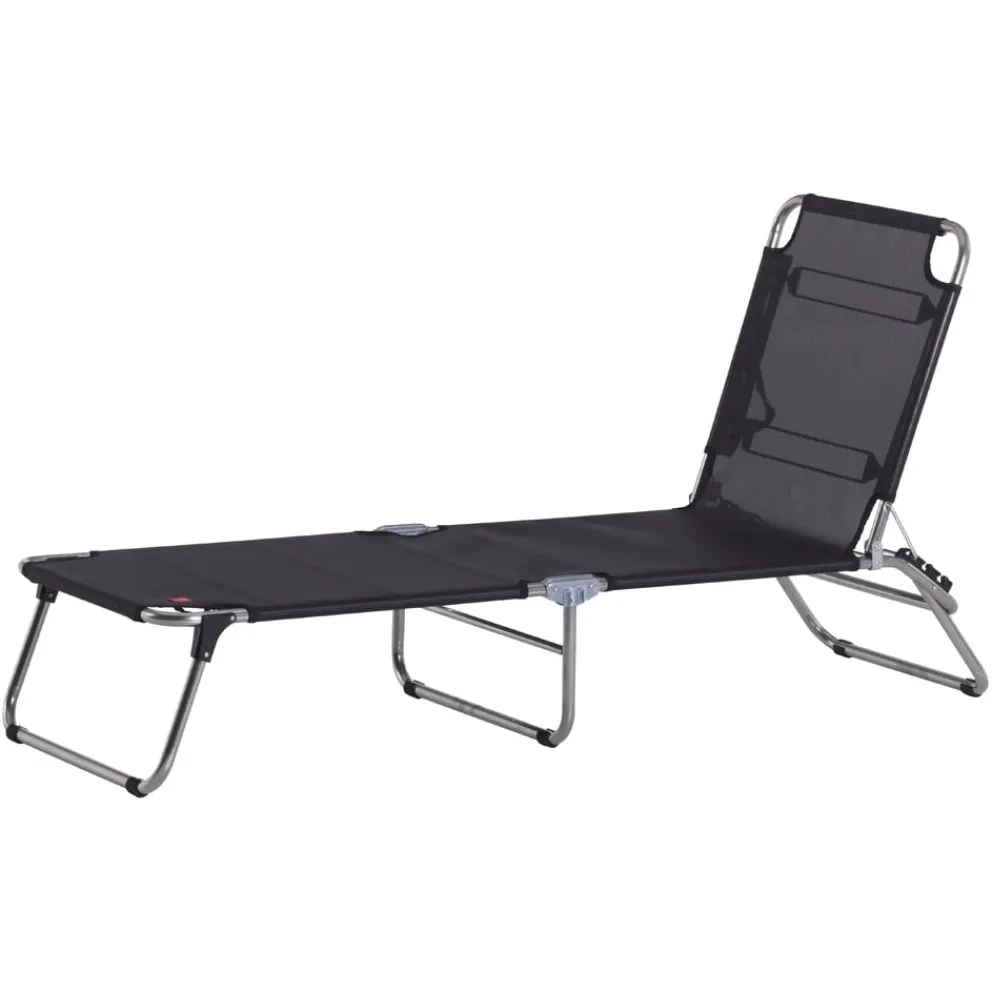Fiam Liegestuhl Playa Alu schwarz Outlet