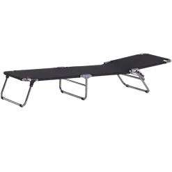 Fiam Liegestuhl Playa Alu schwarz Outlet