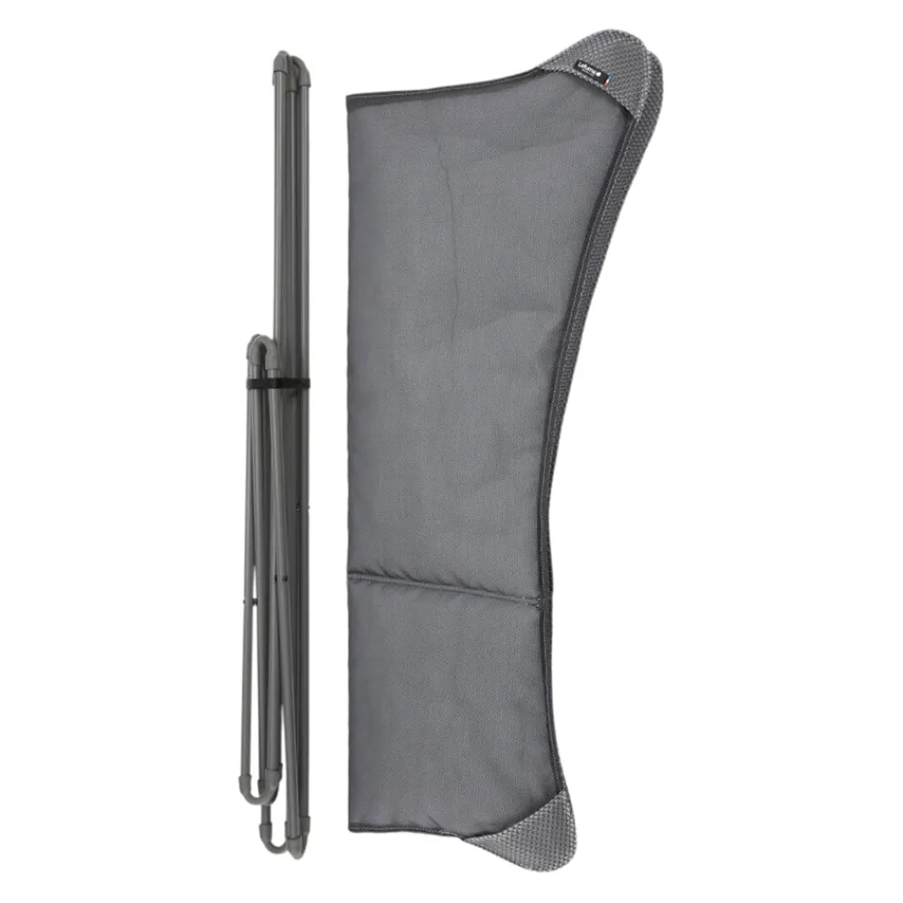Lafuma Mobilier Liegestuhl Pop up XL grau Discount