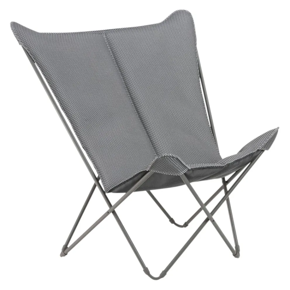 Lafuma Mobilier Liegestuhl Pop up XL grau Discount