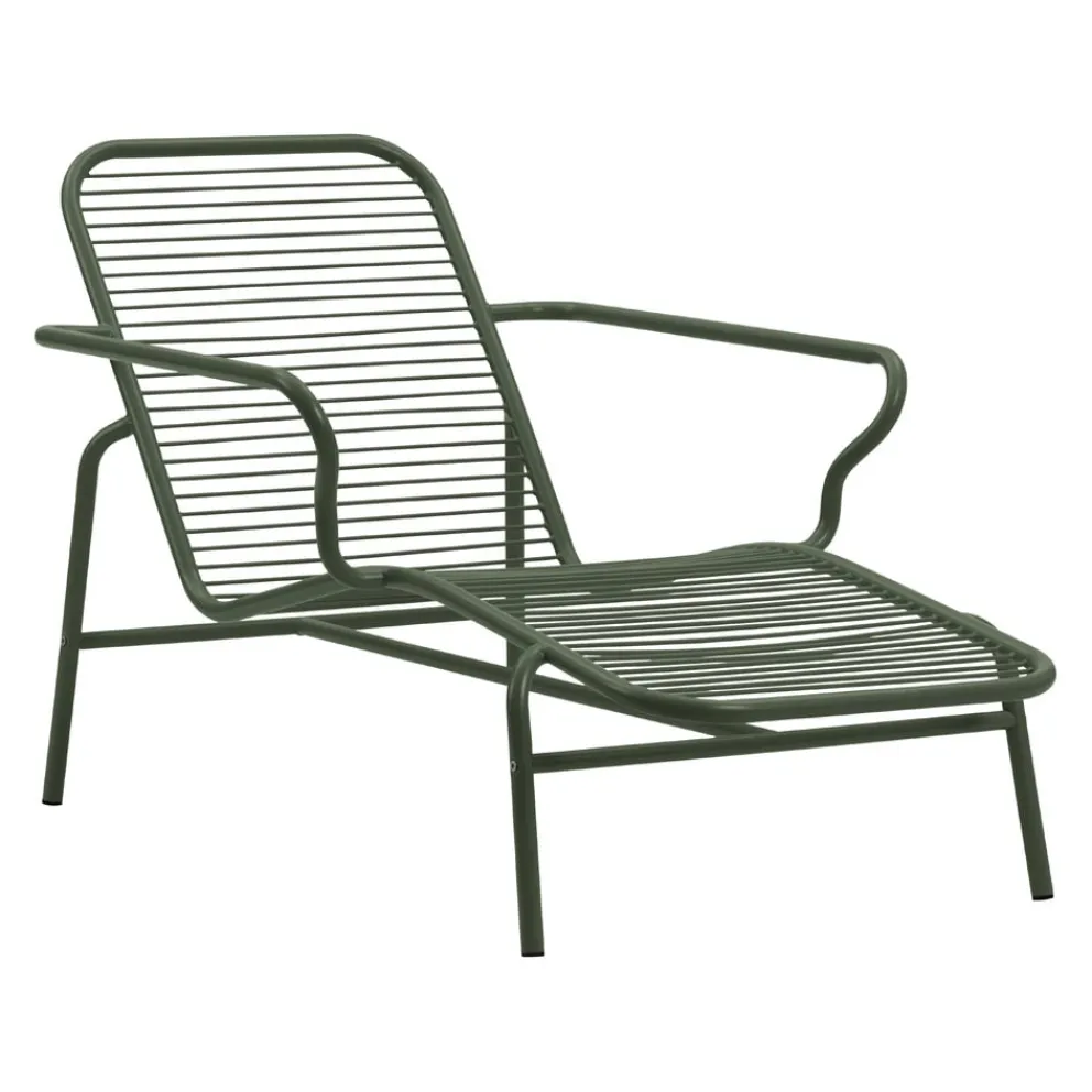 Normann Copenhagen Liegestuhl VIG dunkelgrün Hot