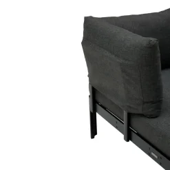 Johann Jakob Lounge Boracay grau, schwarz, teakfarbig Best