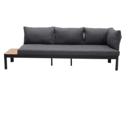 Johann Jakob Lounge Boracay grau, schwarz, teakfarbig Sale