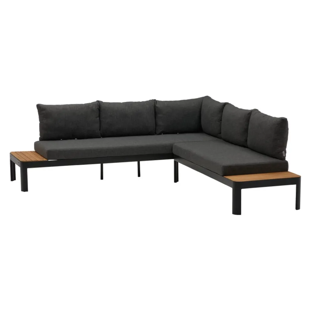 Johann Jakob Lounge Boracay grau, schwarz, teakfarbig Sale