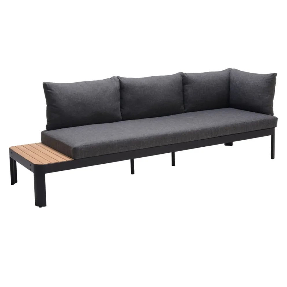 Johann Jakob Lounge Boracay grau, schwarz, teakfarbig Sale