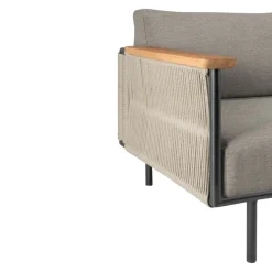 Ethnicraft Lounge Corbey braun, graubeige, schwarz Hot