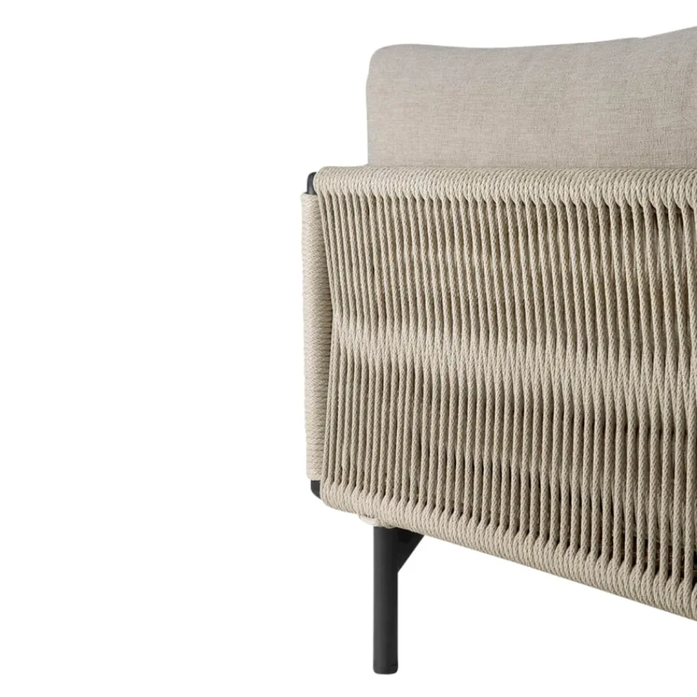 Ethnicraft Lounge Corbey beige, braun, schwarz New