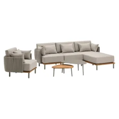 edy&liv Lounge Element FARRIS hellgrau Discount